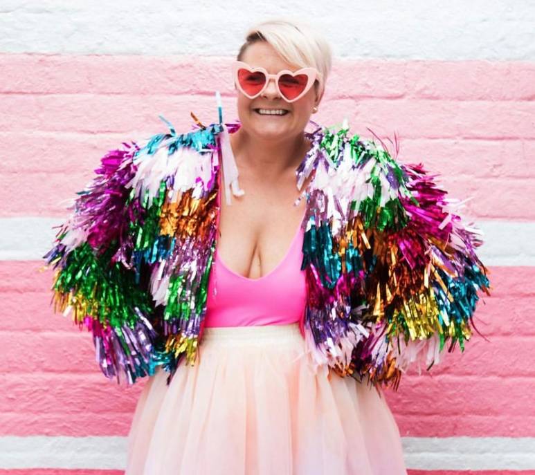 THERE'S A CONFETTI REBEL IN OUR MIDST. WATCH OUT; DESIGNER ON FIRE